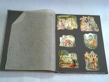 Oblaten-Album mit 82 Oblaten