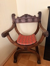 Ritterstuhl, Scherenstuhl, mit