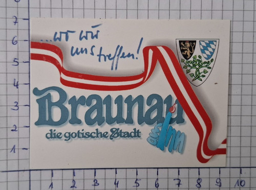 Aufkleber sticker braunau - /,