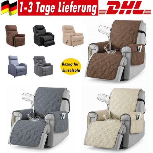 Gesteppter sofabezug sitzer - sofabezug, 1-sitzer