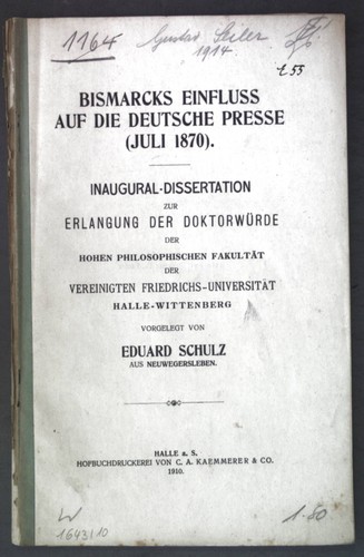 Bismarcks einfluss auf - bismarcks,