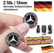 2x Mercedes Schlüssel Emblem