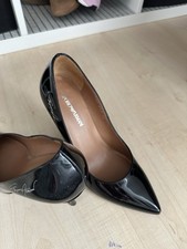 Armani Hochfront-Pumps Damen Gr. 38,5 Schwarz Wie Neu!