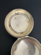 Antike Pillendose 800 Silber Jugendstil 