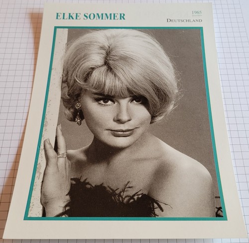 Schauspielerin elke sommer - elke, |