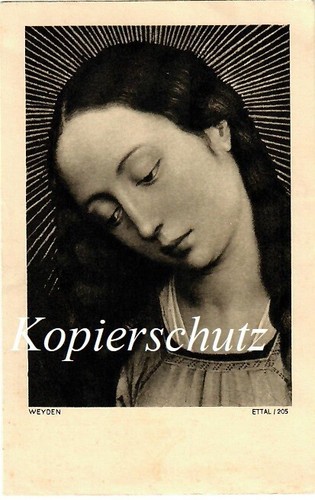 Heiligenbild maria - hl.,