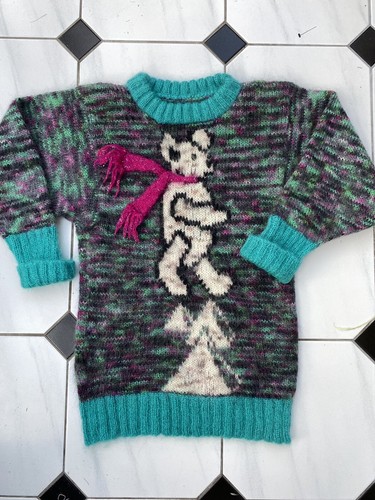 Vintage mohair handgestrickt - vintage,