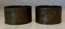 2 Serviettenringe Jugendstil