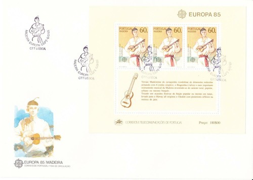 Madeira fdc 1985 europa - fdc,