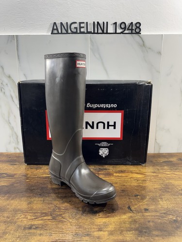 Hunter gummistiefel chocolate - hunter,
