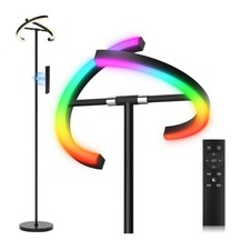 SIBRILLE RGB Stehlampe Wohnzimmer LED Dimmbar 20W, LED Stehlampe RGB Modern