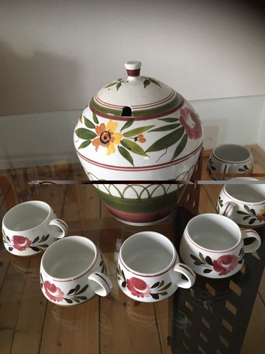Bowle oder rumtopfgefäß - -,