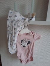 H&M Set Body & Hose ♡ Disney ♡ Minnie Maus ♡ Baby Mädchen ♡ Größe 68 ♡ 
