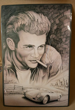 James Dean Metall-Poster –
