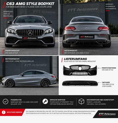 Mercedes c63 amg look - c63,