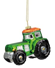 Baumschmuck Traktor grün - Baumkugel für Landwirte, Weihnachtshänger,Weihnachten