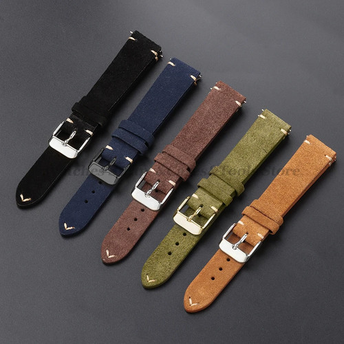 Uhrenarmband wildleder omega - wildleder,