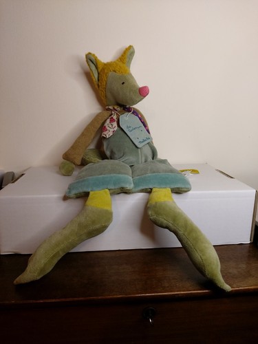 Peluche doudou loup - doudou, moulin