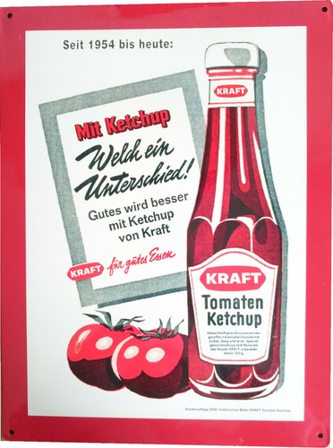 Blechschild kraft tomaten - blechschild,