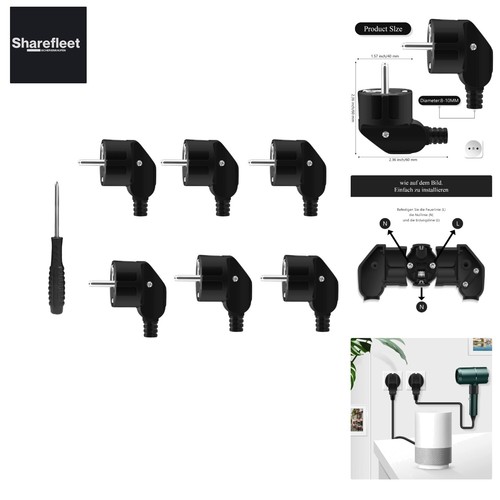 Schuko stecker winkelstecker - schuko,