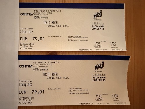 Tokio hotel frankfurt - tokio,