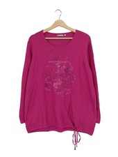 RABE Feinstrickpullover Damen Pullover Gr. DE 50 pink Casual-Look