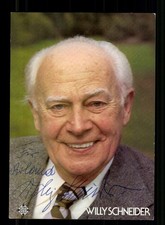 Willy Schneider Autogrammkarte