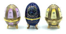 3 x vintage Porzellan Ei