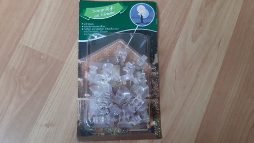 Saugnäple mit klemme - 24, st.