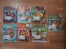 7 x Slowly Veggie Jahrgang 2024 - 07/23 bis 06/24 Vegan Vegetarisch Zeitschrift 