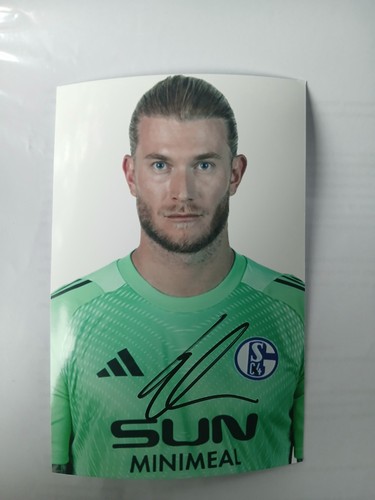 Signiertes foto loris karius - signiertes,