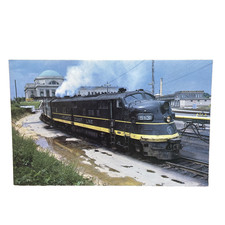 Postkarte eisenbahn zug - eisenbahn,