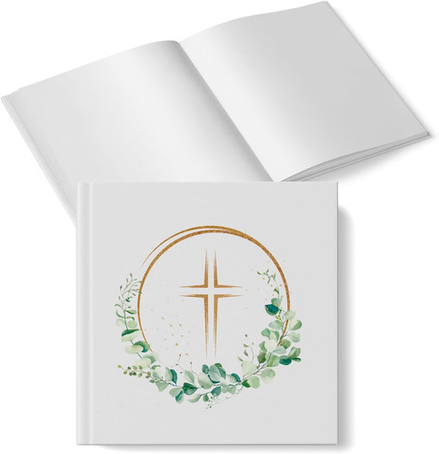 Gästebuch mit kreuz - gästebuch, &