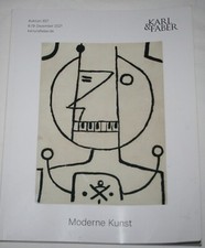 MODERNE KUNST Karl & Faber Auktionskatalog 307 Dez 2021 gebundenes Taschenbuch
