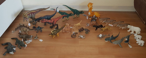 34x schleich saurier tiere - 34x,