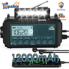 Kurbelradio mit Solarpanel