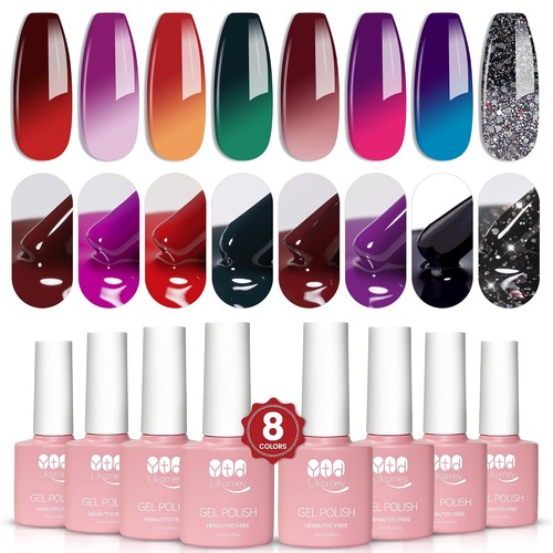 Nagellack farbwechsel set 8 - nagellack,