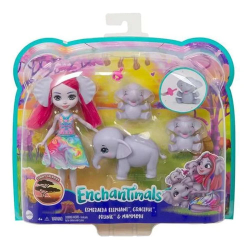 Enchantimals puppe smaragd - -,