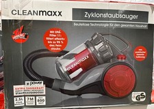 CleanMaxx Multi-Zyklon-Staubsauger 800 Watt - grau/rot