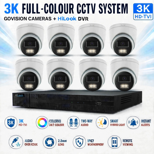 Hikvision 5mp 3kcctv system - 5mp, 3kcctv-system