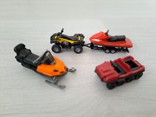 Siku 0860 Snowmobil 1386 Argo Avenger 2314 Quad mit Jetski NEUWERTIG 