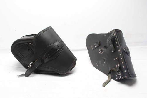 Satteltaschen leder schwarz - leder,