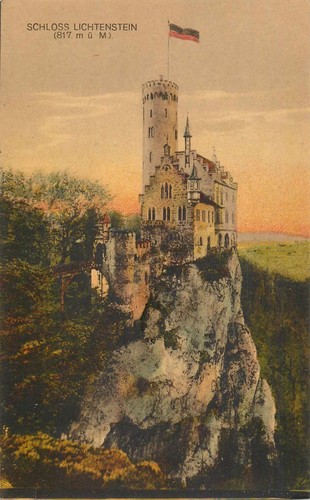 Schloss lichtenstein - ak,