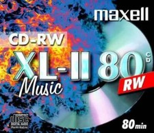 10 Maxell Rohlinge CD-RW Audio