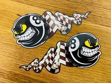 8 BALL HEAD Aufkleber Sticker