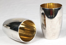 2x 1. Preis 925 Silber Becher