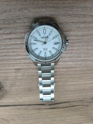 Seiko solar herrenuhr weißes - seiko,