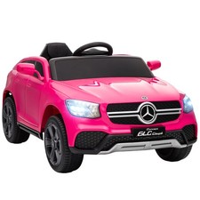 Kinder Elektroauto 12V Kinderauto mit 2,4 GHz Fernbedienung, Hupe, Rosa