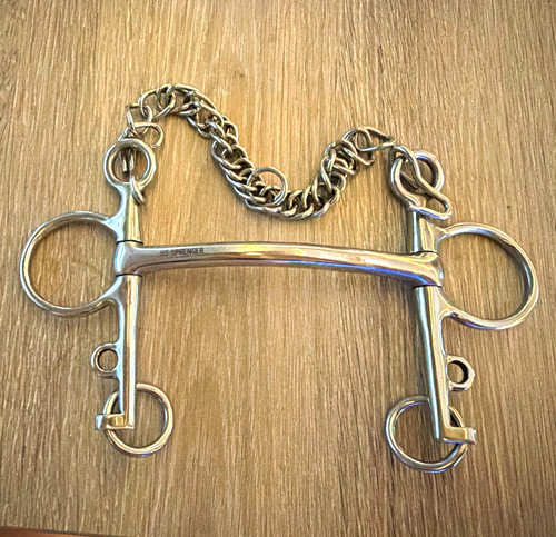Metal bar pelham horse - pelham,