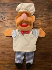Muppets Show Figur Plüsch Handpuppe ca 32 cm Swedish Cook Koch Smörrebröd